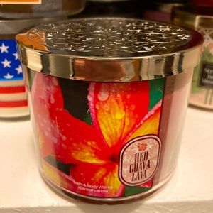 Rare Red Guava Lava candle